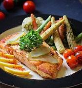 Salmon With Mix Vegetables
