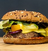 Vegan Hum Burger With Cheese